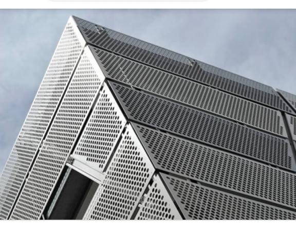 Perforated metal facades at cheap price for export