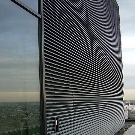 How to use aluminium facade louvres blades 